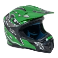 Kask Motocyklowy dla dzieci Enduro Zielony M